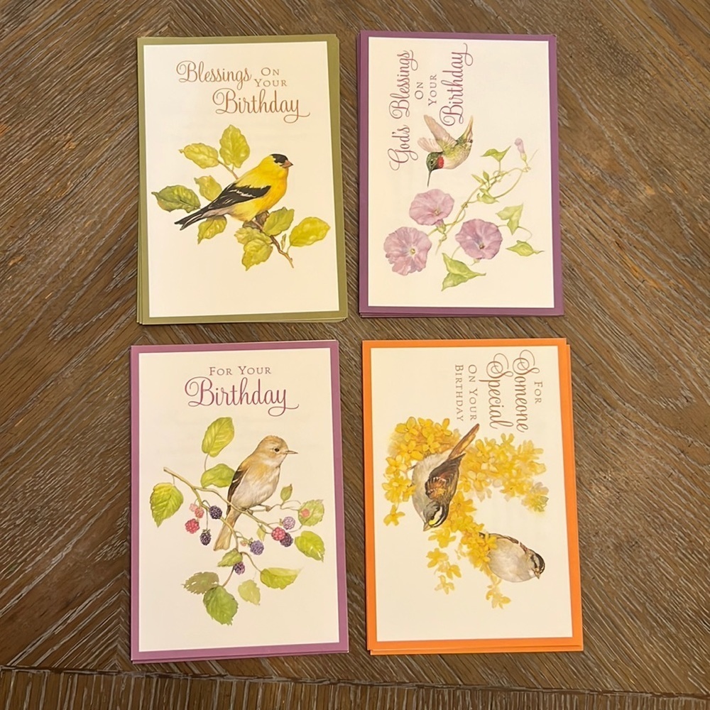 Set of 13 Birthday Cards with envelopes